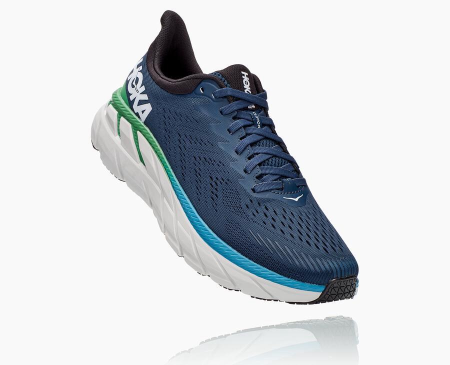 Tenis Hoka One One Masculino Azul Marinho - Clifton 7 - 732-VQWNCH